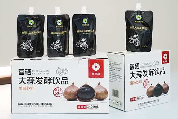 富硒发酵大蒜各种口味饮品及浓浆